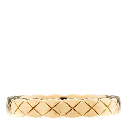 Chanel 18K Yellow Gold Mini Coco Crush Ring 51 5.75 1 of 6