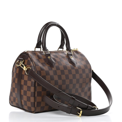 Louis Vuitton Damier Ebene Speedy Bandouliere 25 3 of 10