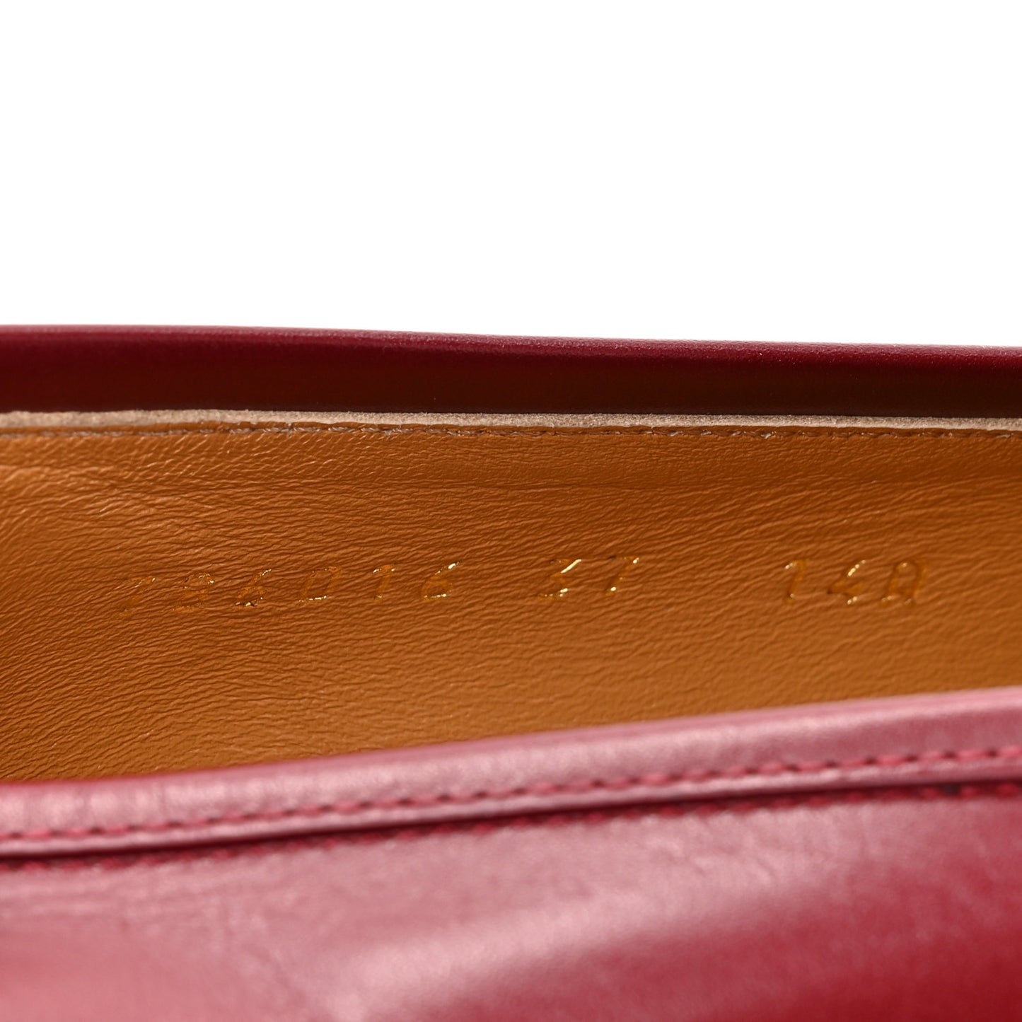 Betis Glamour Calfskin Womens Jordaan Loafers 37 Rosso Ancora