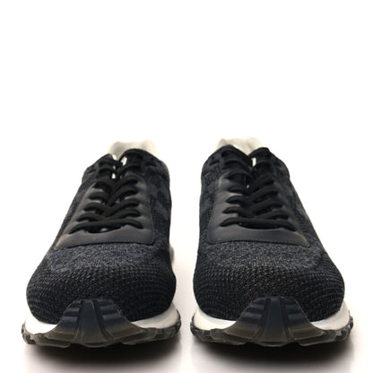 Louis Vuitton Calfskin Damier Run Away Sneakers 10 Graphite 2 of 9