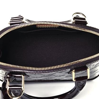Louis Vuitton Vernis Alma BB Amarante 5 of 10