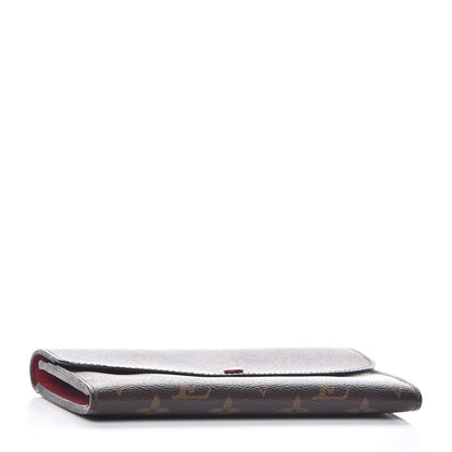 Louis Vuitton Monogram Emilie Wallet Red 4 of 9