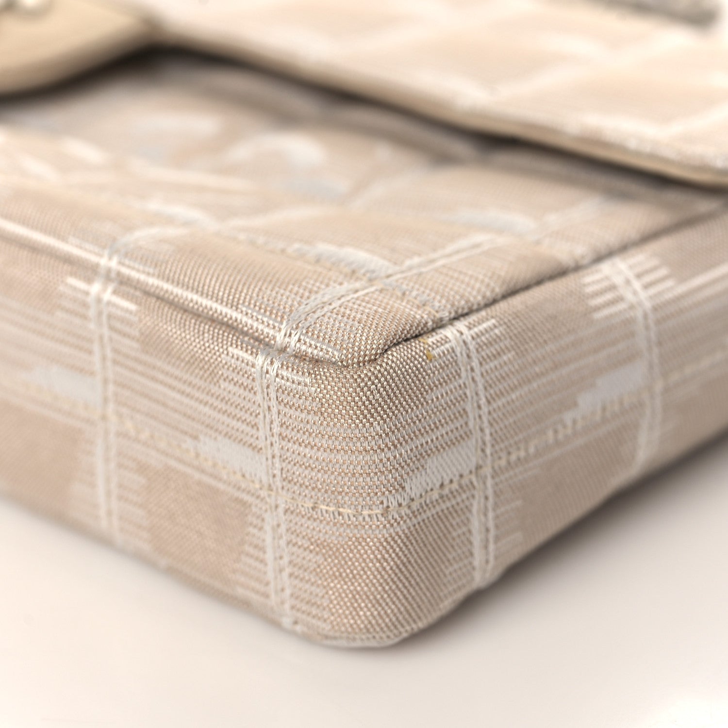 Chanel Nylon Travel East West Flap Beige 8 of 8
