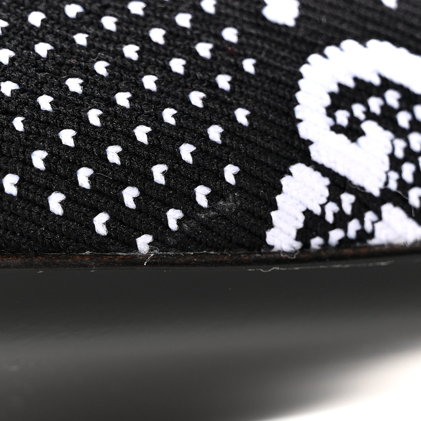 Technical Jersey Knit GG Monogram Square G 75mm Ankle Boots 37.5 Black Great White