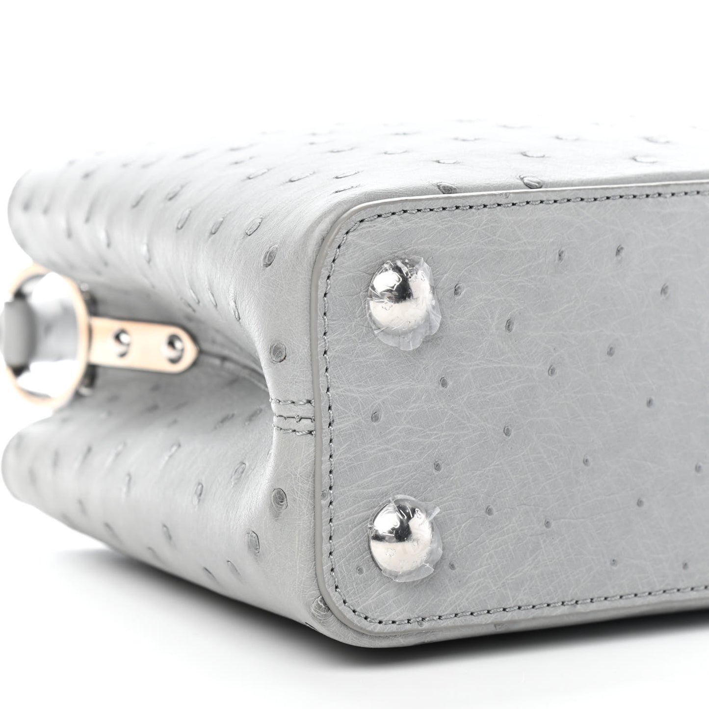Ostrich Capucines BB Gris