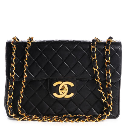 Chanel Lambskin Jumbo Flap Black 1 of 10