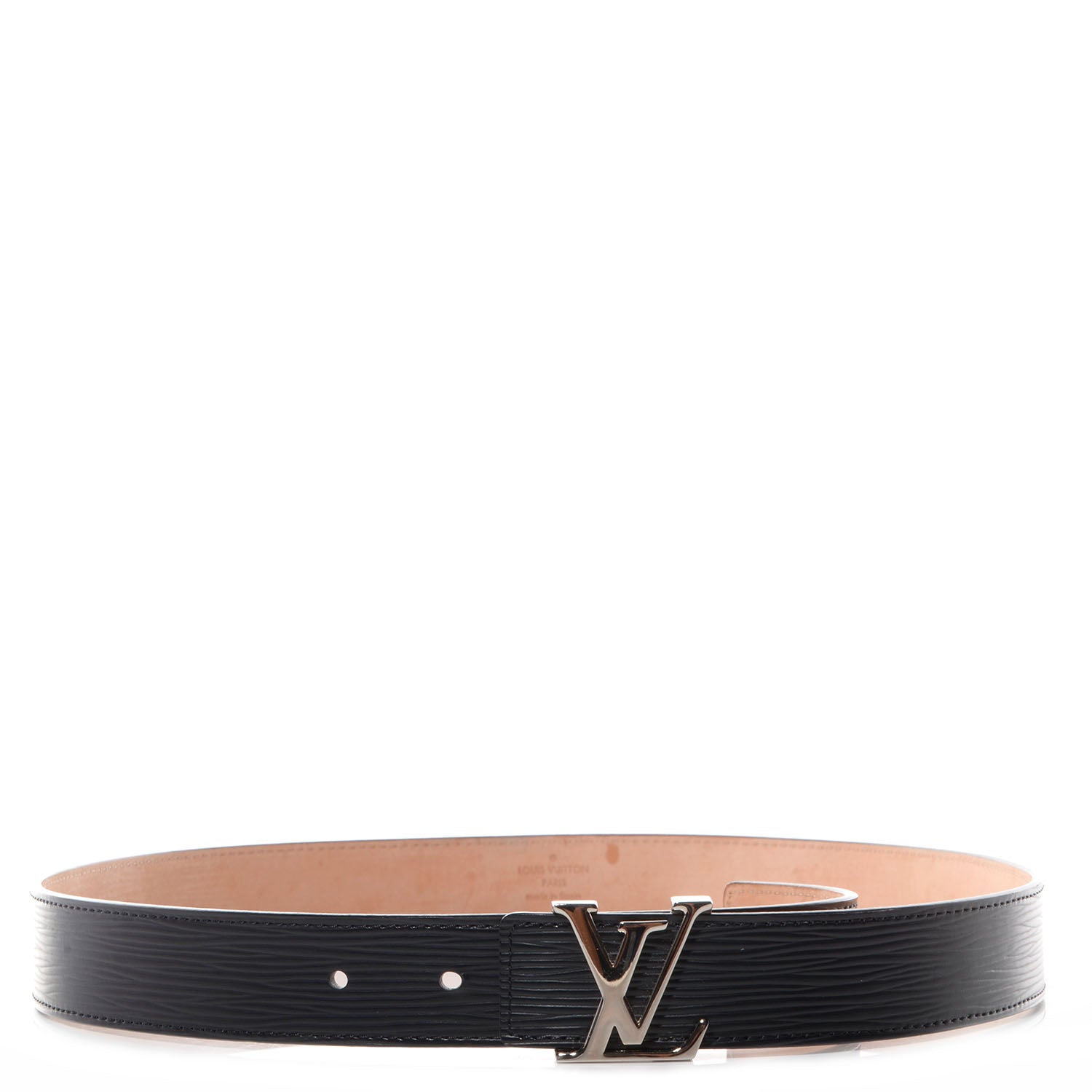 Louis Vuitton Epi Initials Belt 80 32 Black 1 of 6
