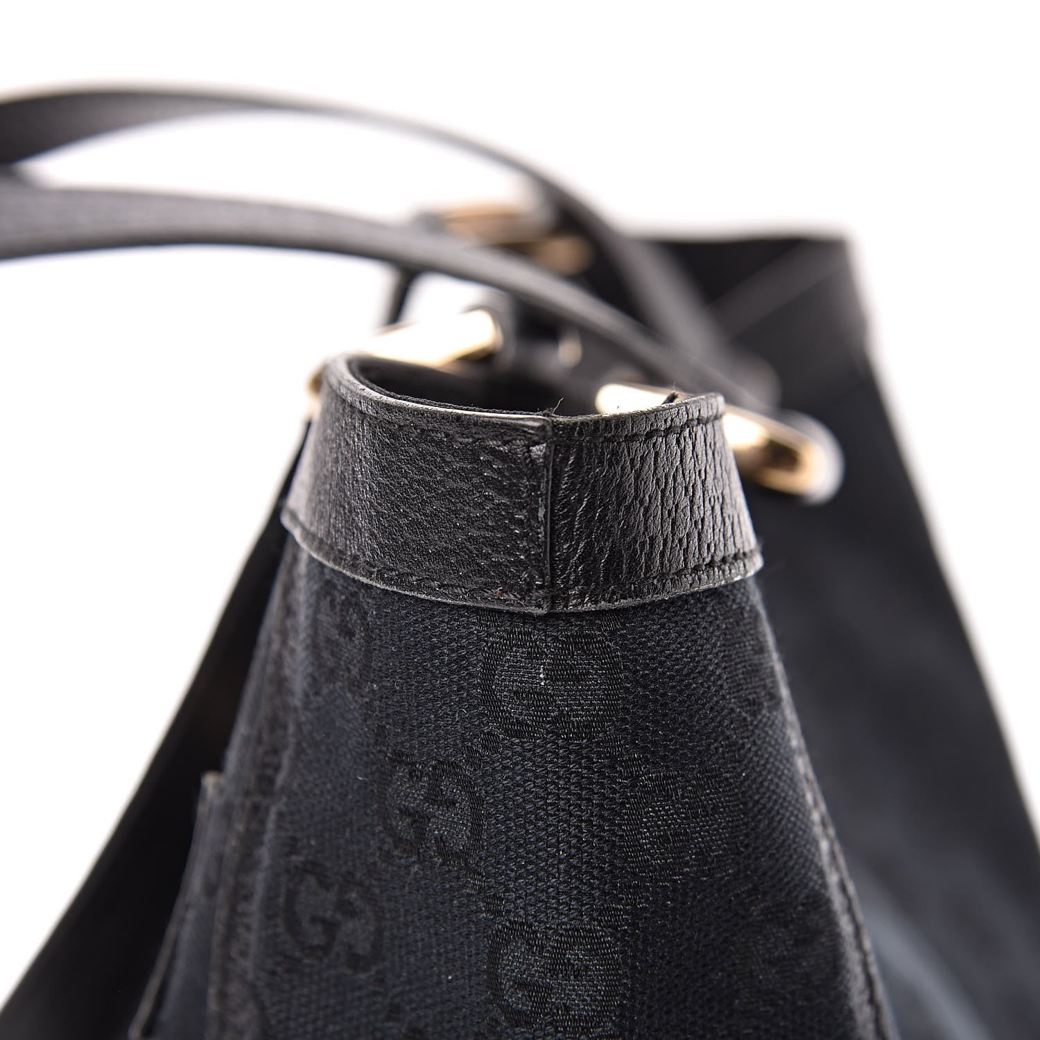 Gucci Monogram Abbey D Ring Tote Black 11 of 13