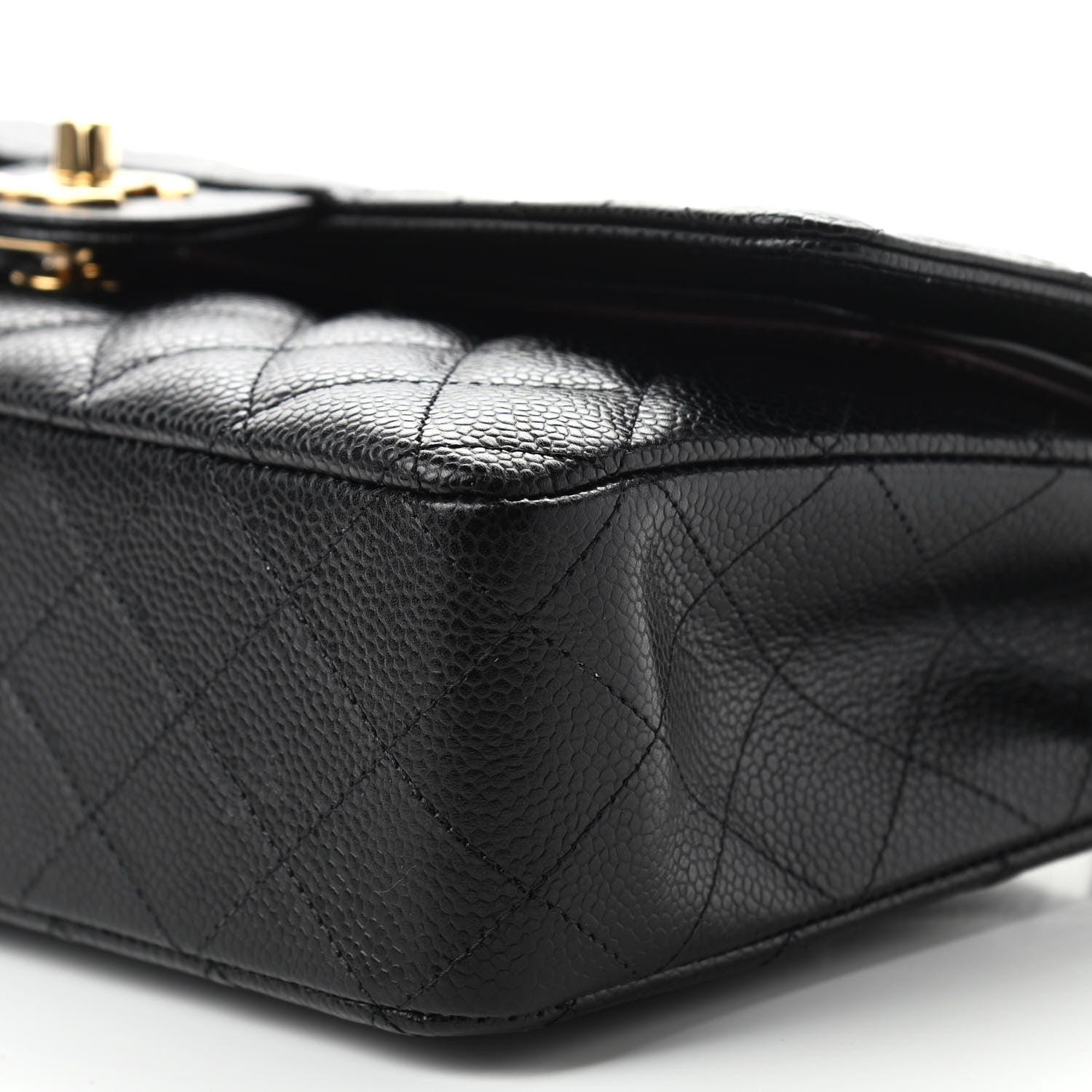 Chanel Caviar Quilted Medium Double Flap Black 10 of 10