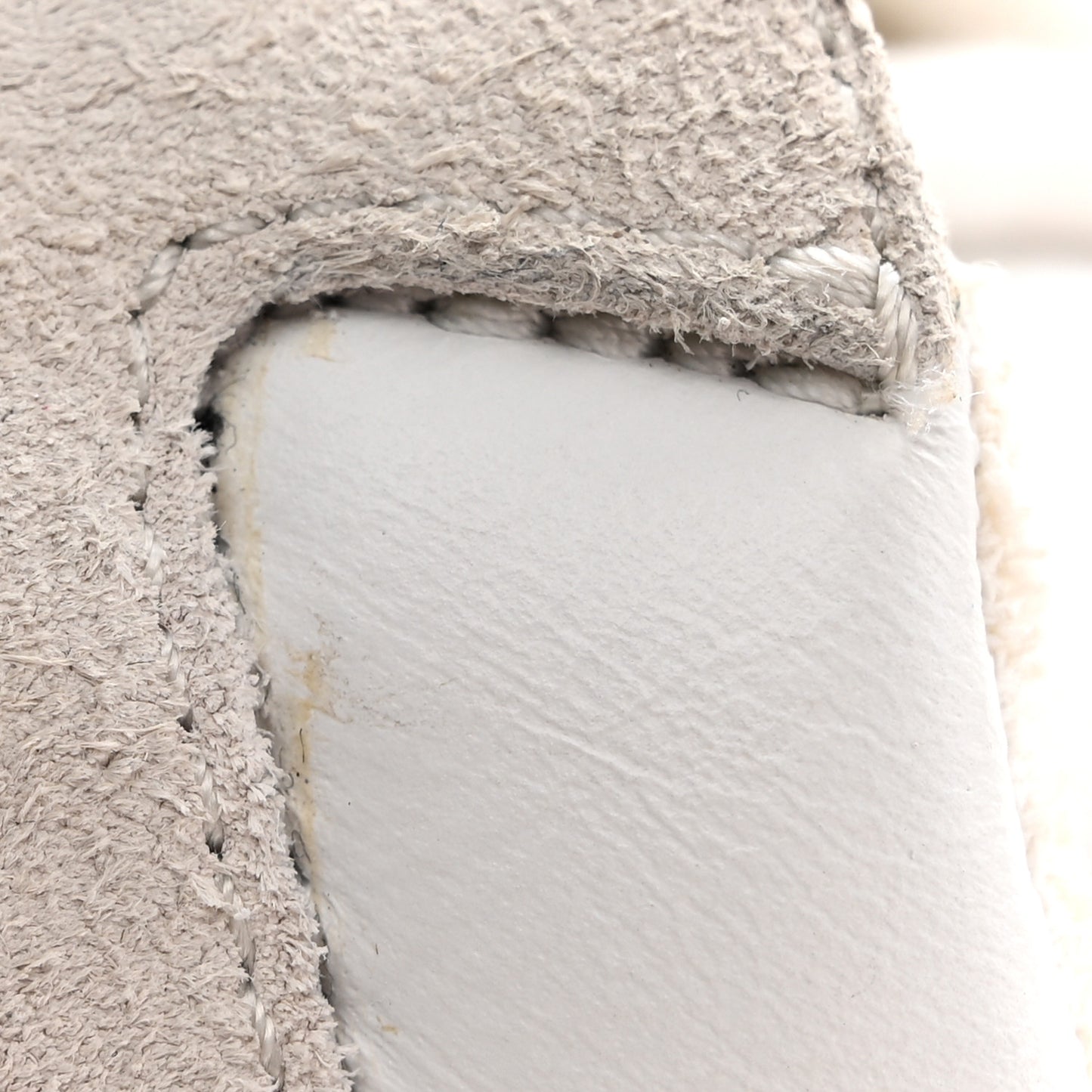 Mesh Suede Calfskin Grained Calfskin Womens CC Sneakers 39 White Grey