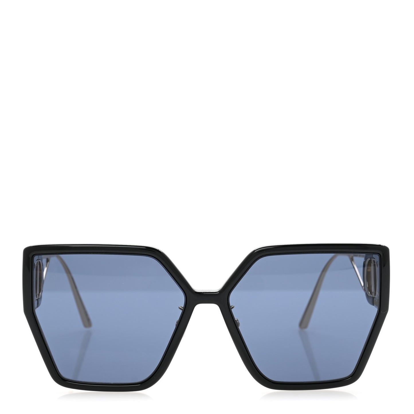 Acetate Square 30 Montaigne Sunglasses Black