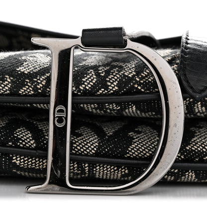 Christian Dior Monogram Saddle Bag Black 11 of 15