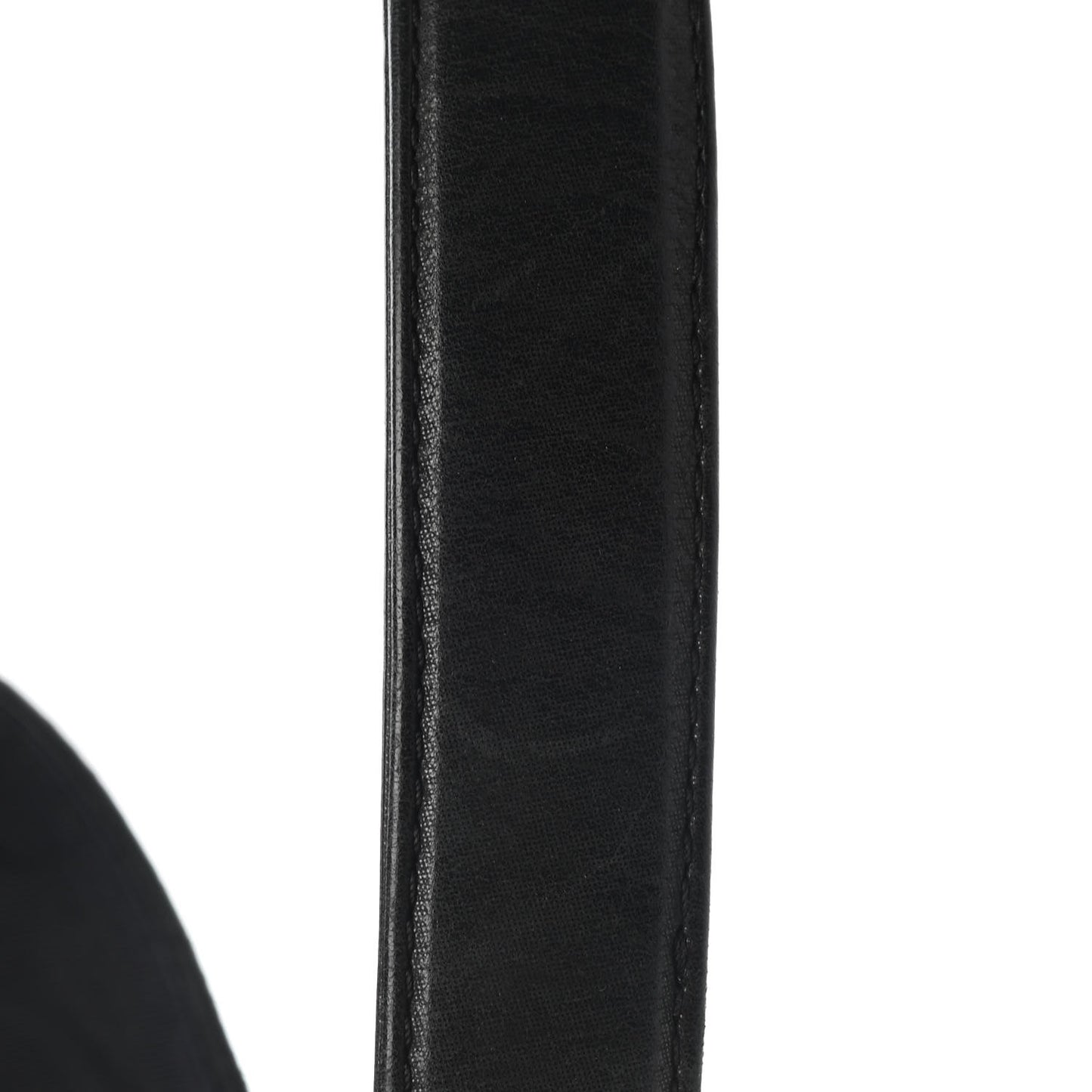 Iridescent Calfskin Large Stretch Spirit Cabas Black
