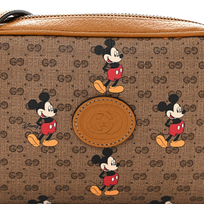 Gucci X DISNEY Mini Vintage GG Supreme Monogram Mickey Mouse Shoulder Bag Beige Vintage Sun Oil 8 of 11