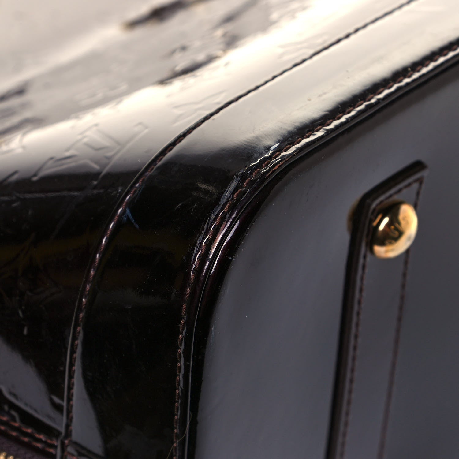 Louis Vuitton Vernis Alma GM Amarante 10 of 21