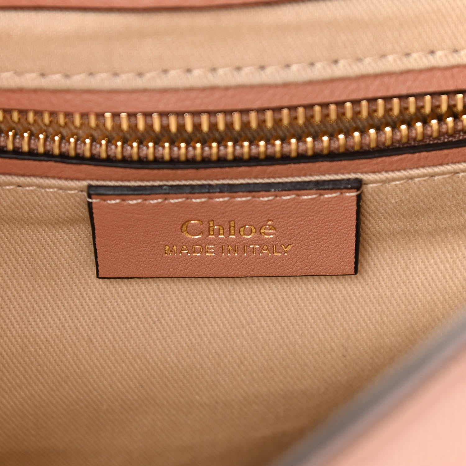 Chloe Suede Calfskin Small Faye Backpack Nougat 5 of 10