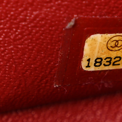 Chanel Caviar Quilted Jumbo Double Flap Dark Red 7 of 10