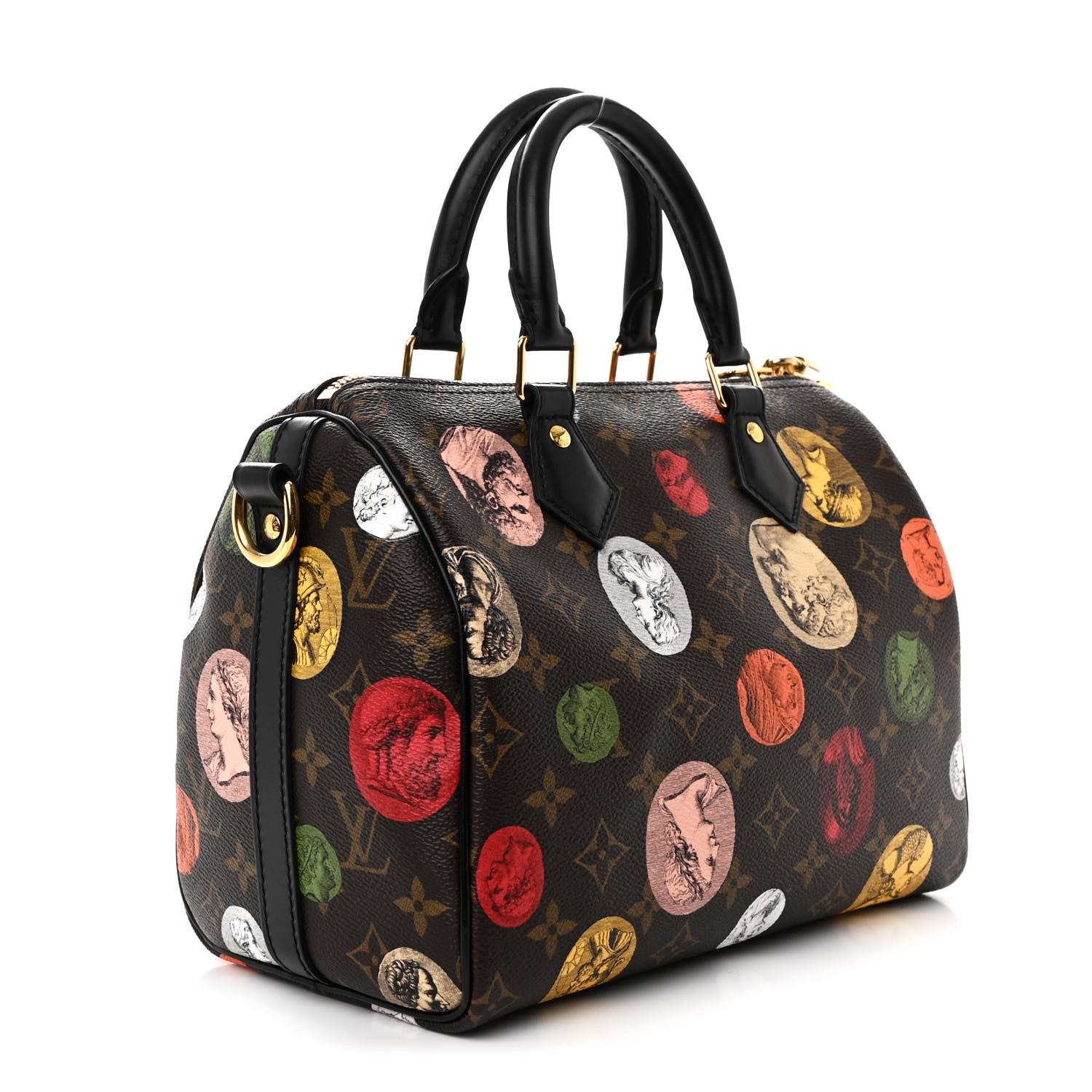 Louis Vuitton X FORNASETTI Monogram Cameo Speedy Bandouliere 25 3 of 9