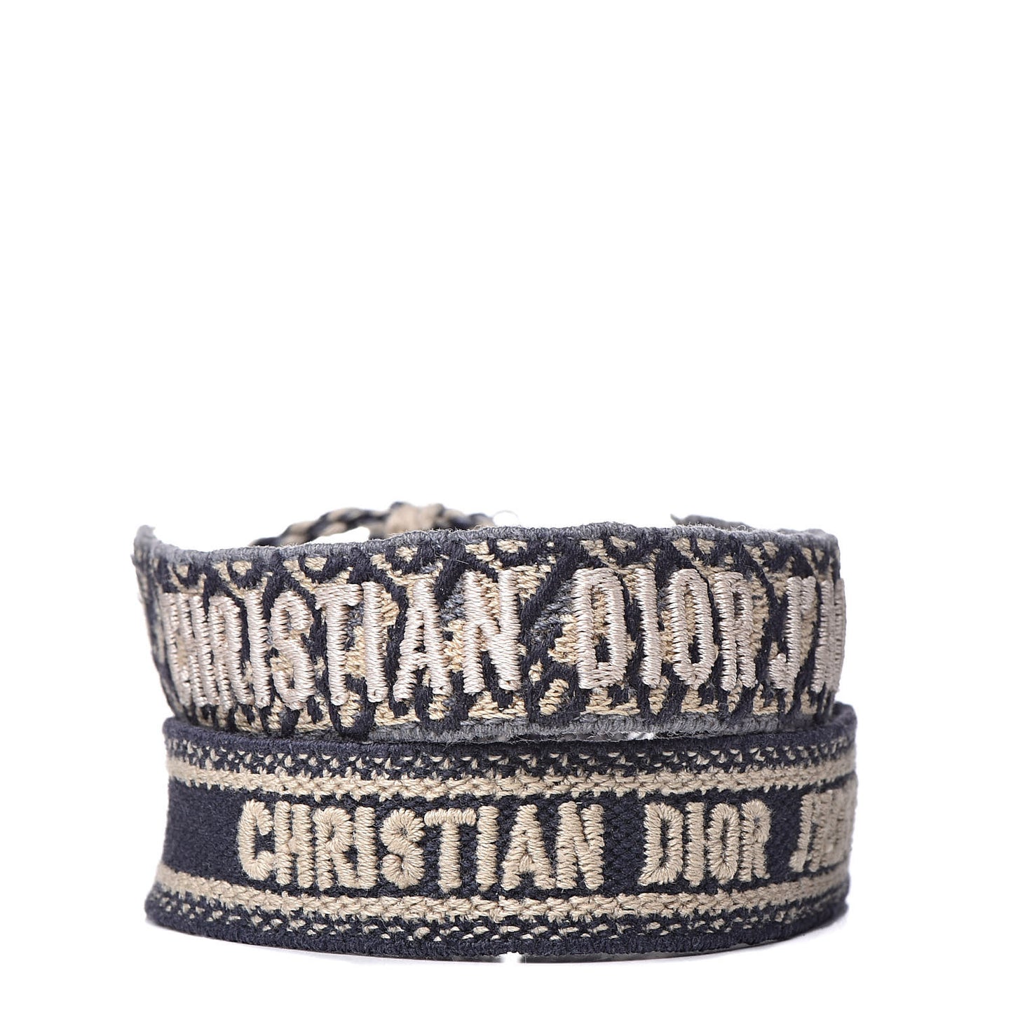 Woven Cotton J'Adior Friendship Bracelet Set Navy