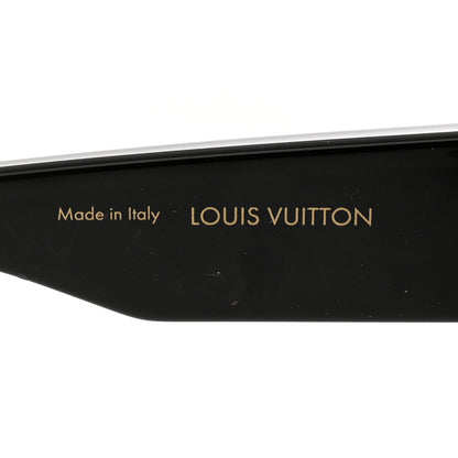 Louis Vuitton Acetate Swarovski Crystal Cyclone Sunglasses Z1578W Black 5 of 10