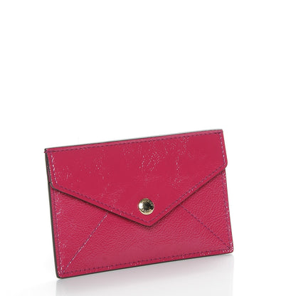 Gucci Patent Soho Envelope Card Case Bright Bougainvillea 3 of 7
