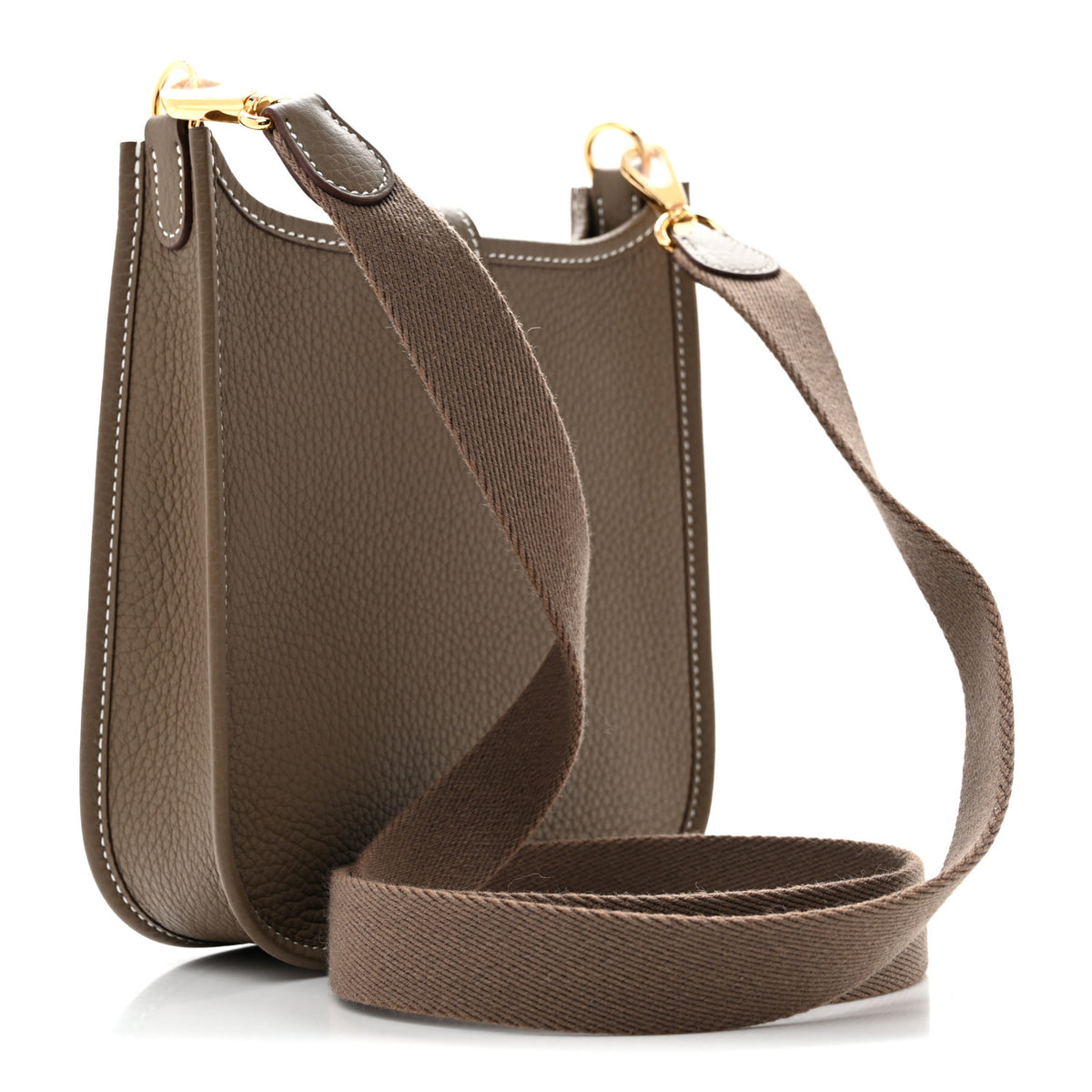 Hermes Taurillon Clemence Evelyne TPM Etoupe 3 of 11