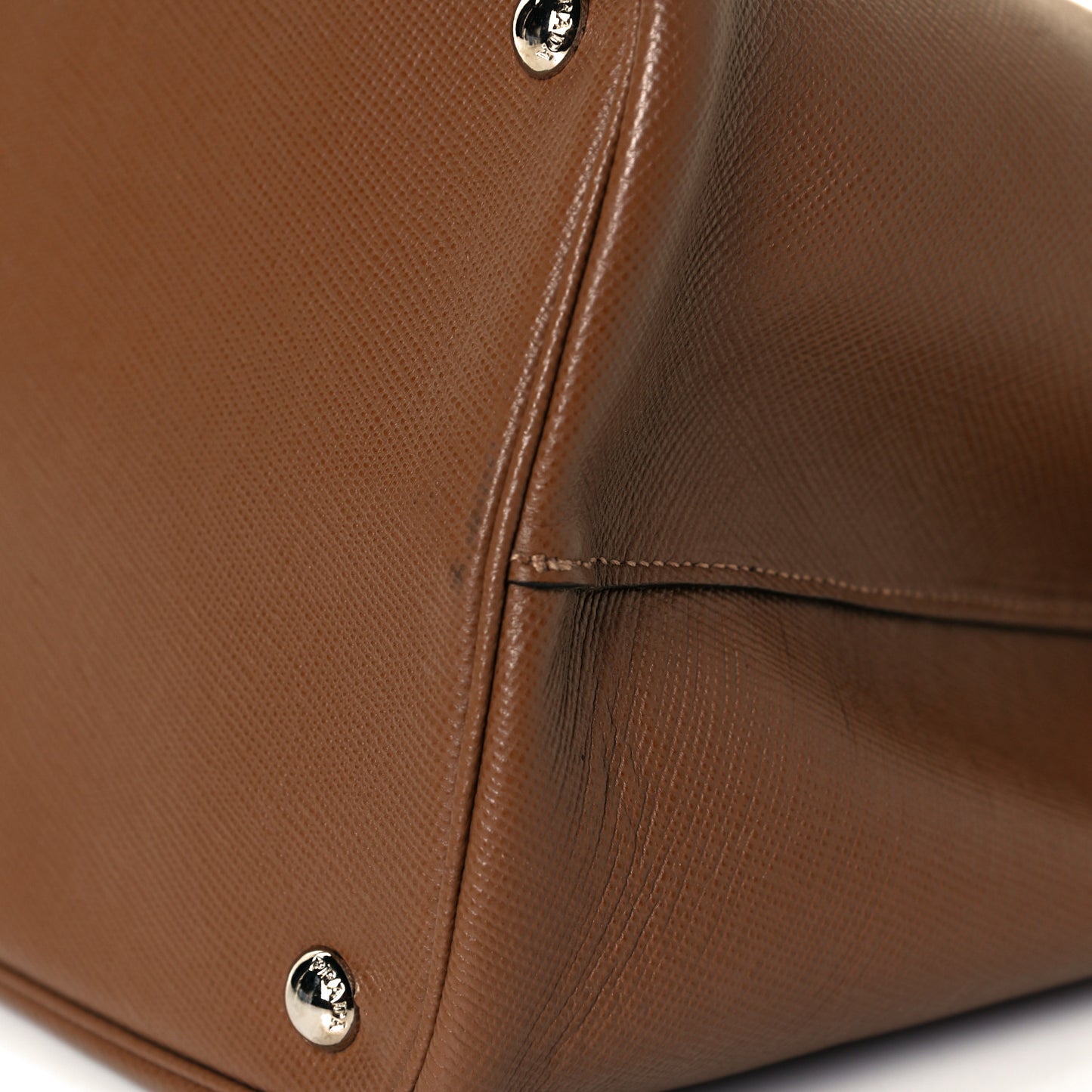 Saffiano Cuir Large Double Bag Canella Cocco