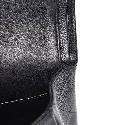 Chanel Caviar Quilted Medium Double Flap Black 9 of 15
