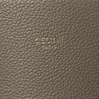 Celine Soft Grained Calfskin Small Belt Cabas Phantom Taupe 7 of 10