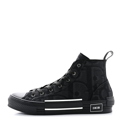 Christian Dior Maxi Oblique Mens B23 High Top Sneakers 45 Black 1 of 10