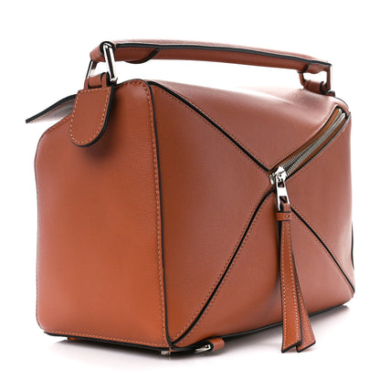 Loewe Calfskin Medium Puzzle Bag Tan 3 of 10
