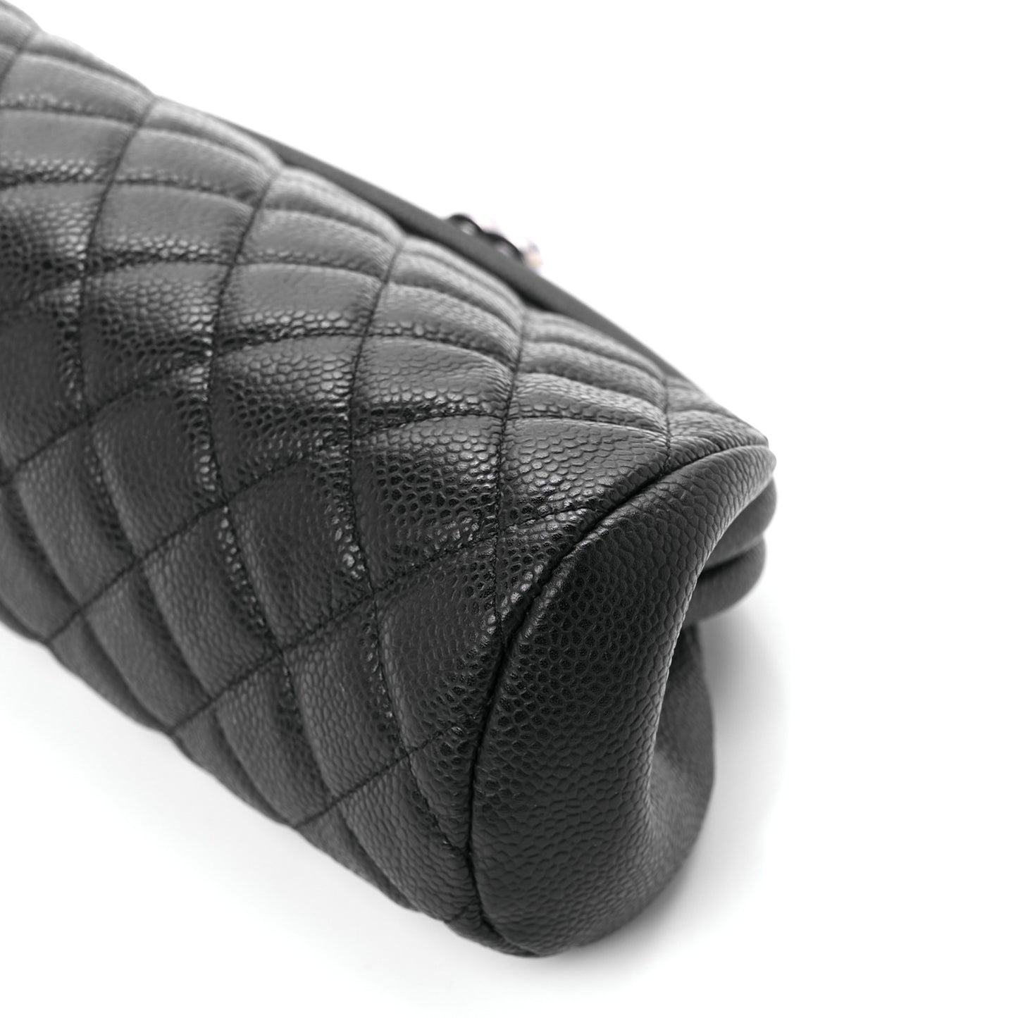 Caviar Quilted Timeless Clutch Black