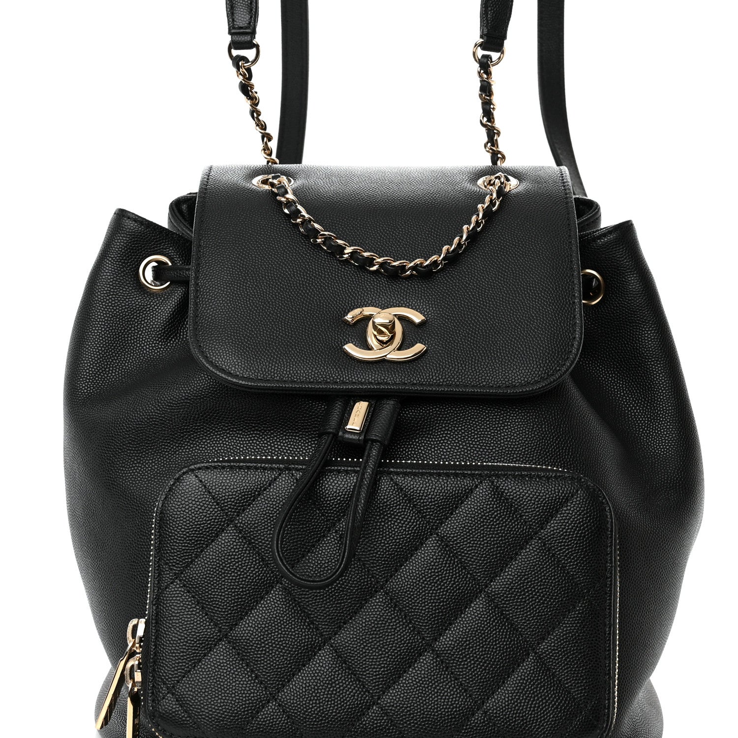 Chanel Caviar Quilted Business Affinity Backpack Black 8 of 10