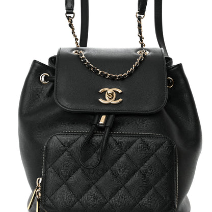 Chanel Caviar Quilted Business Affinity Backpack Black 8 of 10