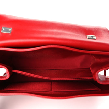 Louis Vuitton Soft Calfskin Lockme II Top Handle Rubis 5 of 8