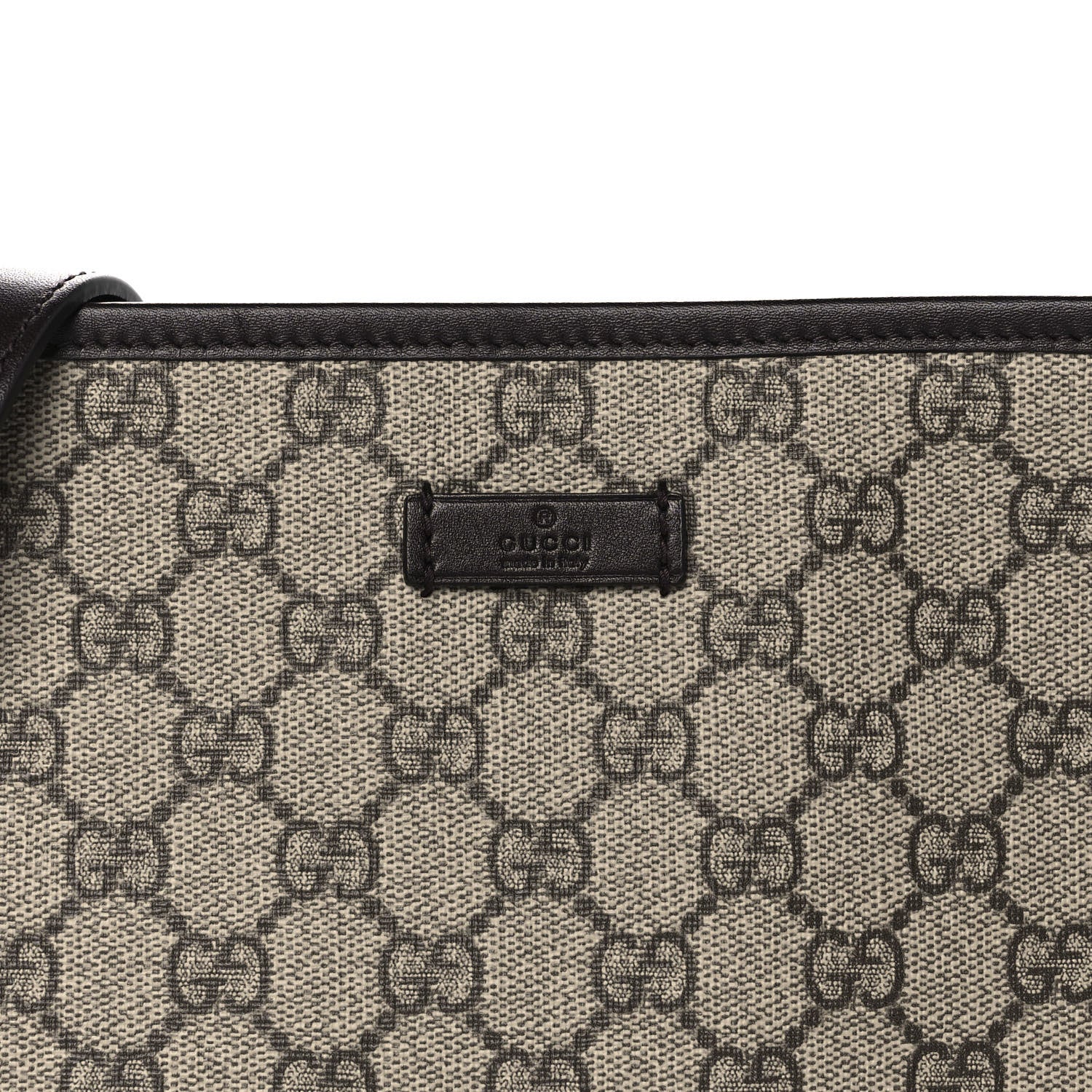 Gucci GG Plus Monogram Medium Flat Messenger Bag Dark Brown 9 of 12