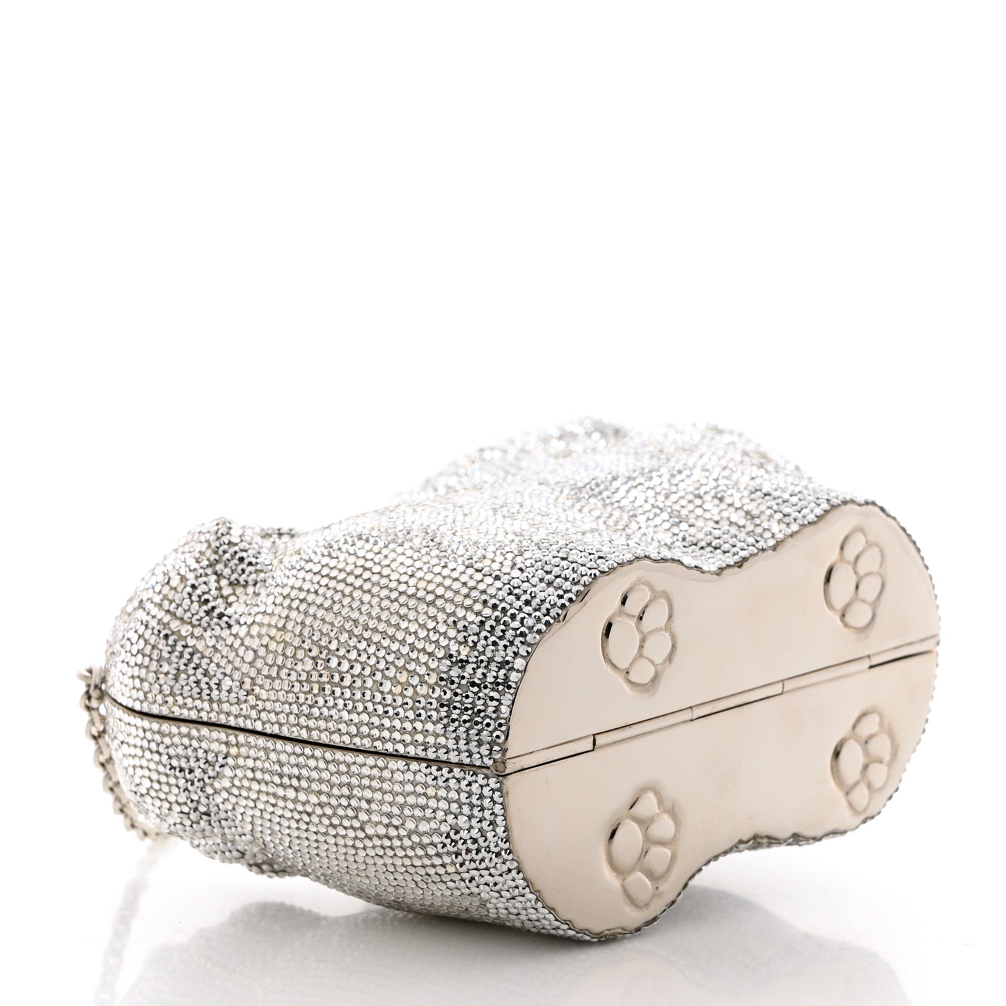 Crystal Shih Tzu Minaudiere Clutch