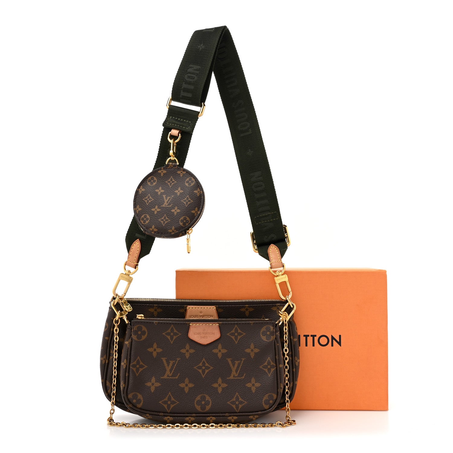 Louis Vuitton Monogram Multi Pochette Accessories Kaki 13 of 13