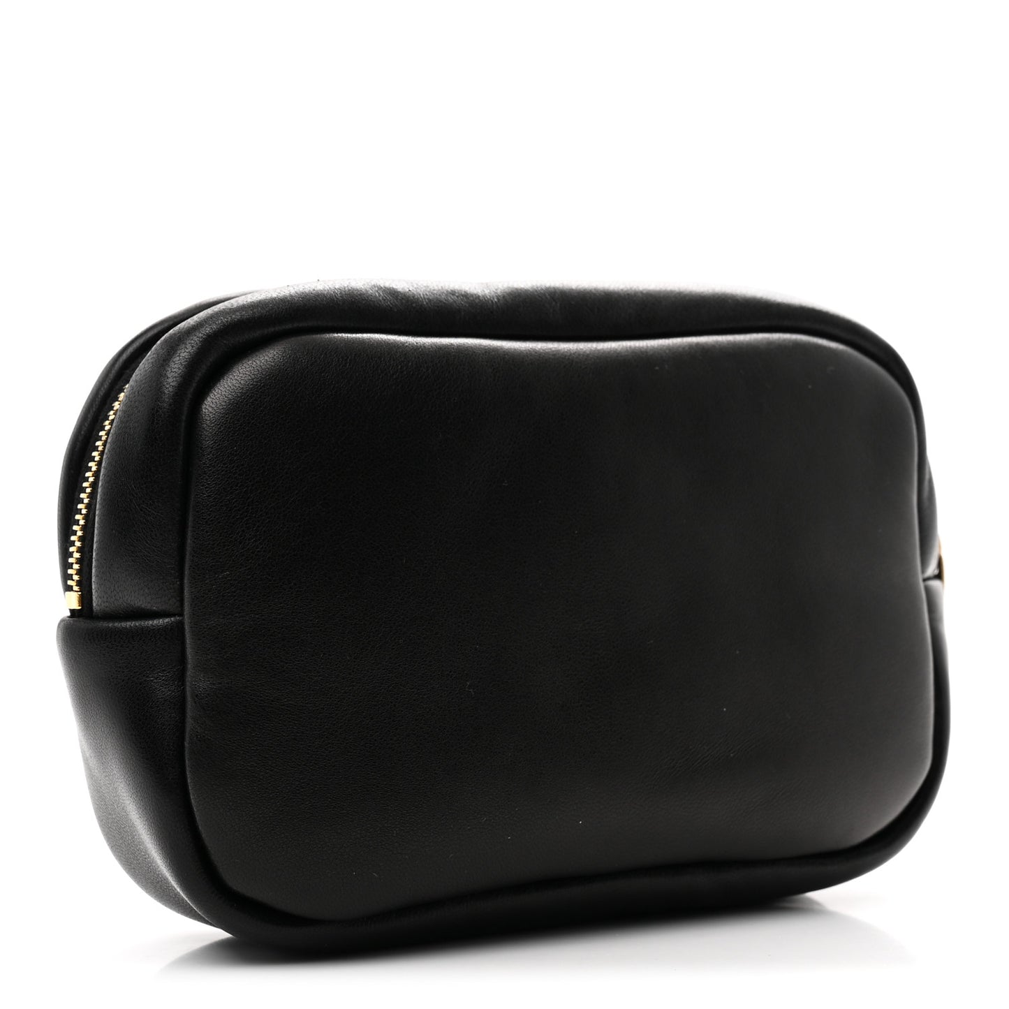 Lambskin Calypso Cosmetic Case Black