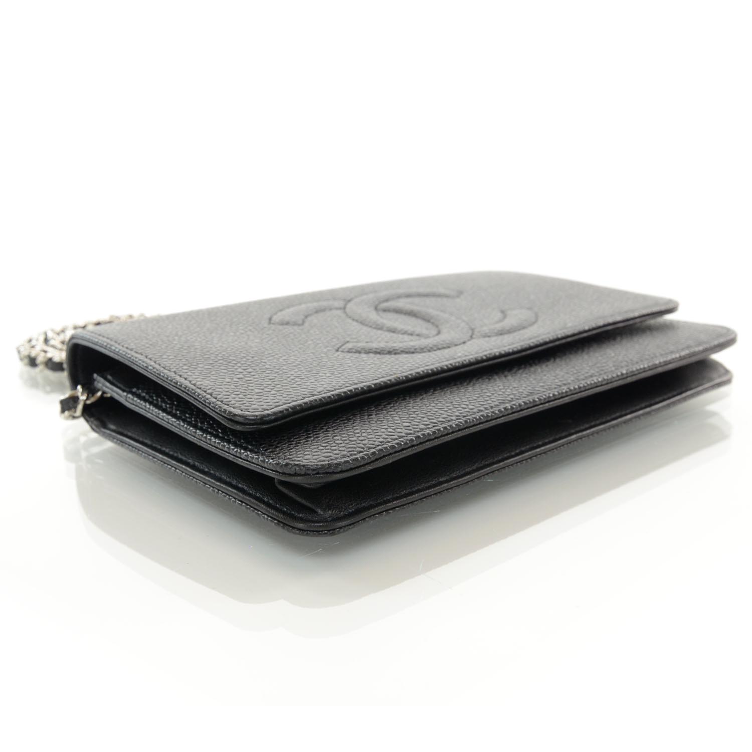 Chanel Caviar Wallet on Chain WOC Black 4 of 8