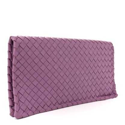 Bottega Veneta Nappa Intrecciato Turnlock Clutch Corot 3 of 12