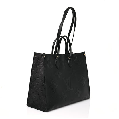 Louis Vuitton Empreinte Monogram Giant Onthego GM Black 3 of 12