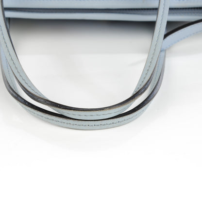 Gucci Canvas Flora Knight Small Zippered Tote Dusty Blue 5 of 8