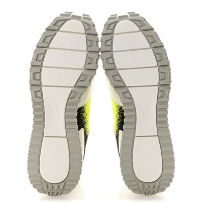 Louis Vuitton Calfskin Mens Run Away Sneakers  8 White Yellow Gradient 6 of 9