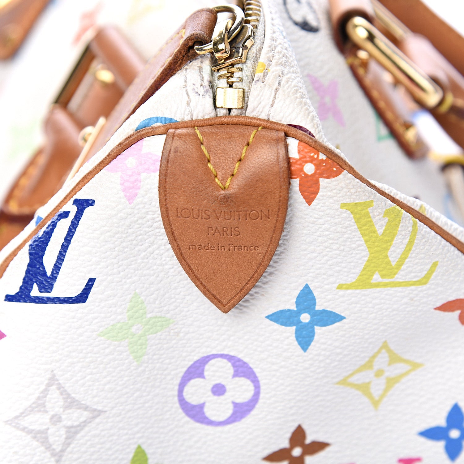 Louis Vuitton Monogram Multicolor Speedy 30 White 5 of 17