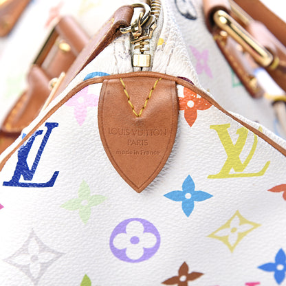 Louis Vuitton Monogram Multicolor Speedy 30 White 5 of 17
