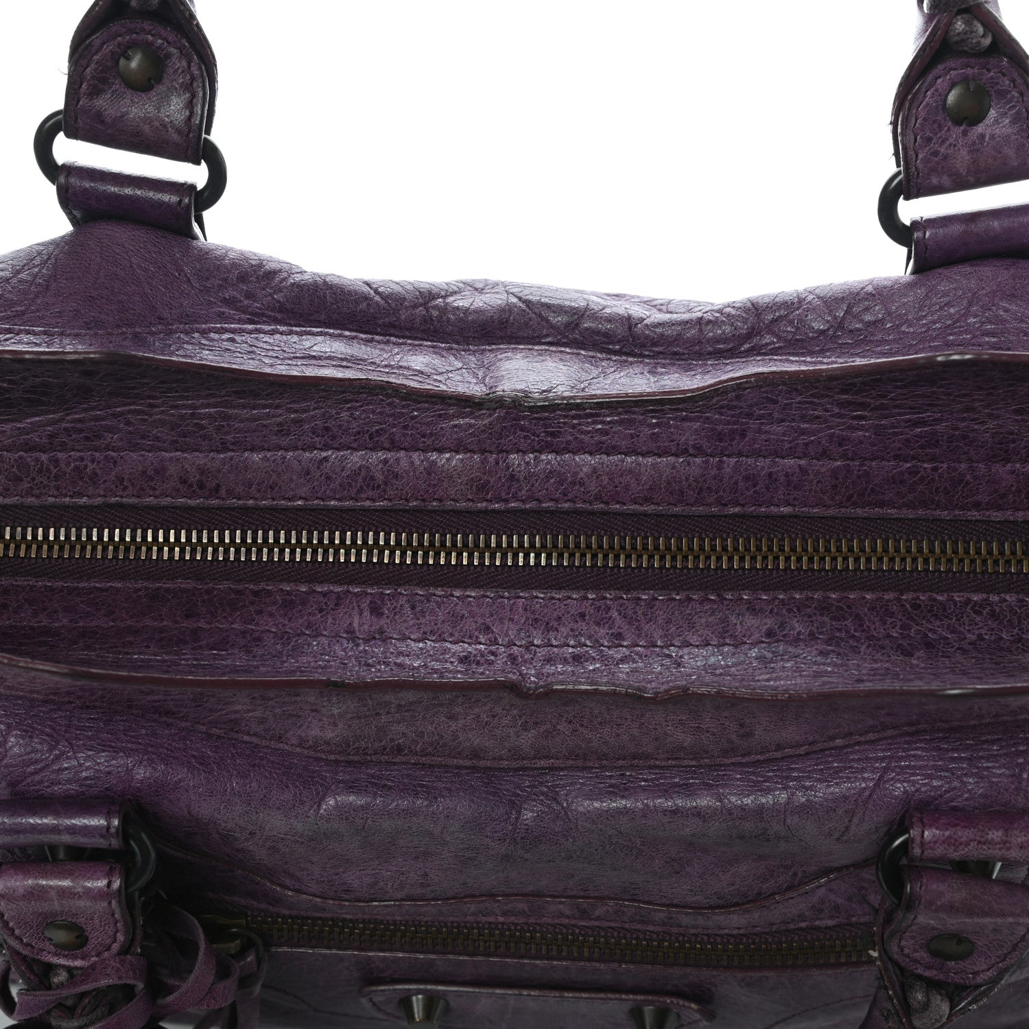 Balenciaga Agneau Classic Hardware City Raisin 11 of 12