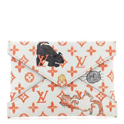 Louis Vuitton Catogram Medium Kirigami Pochette White 1 of 7