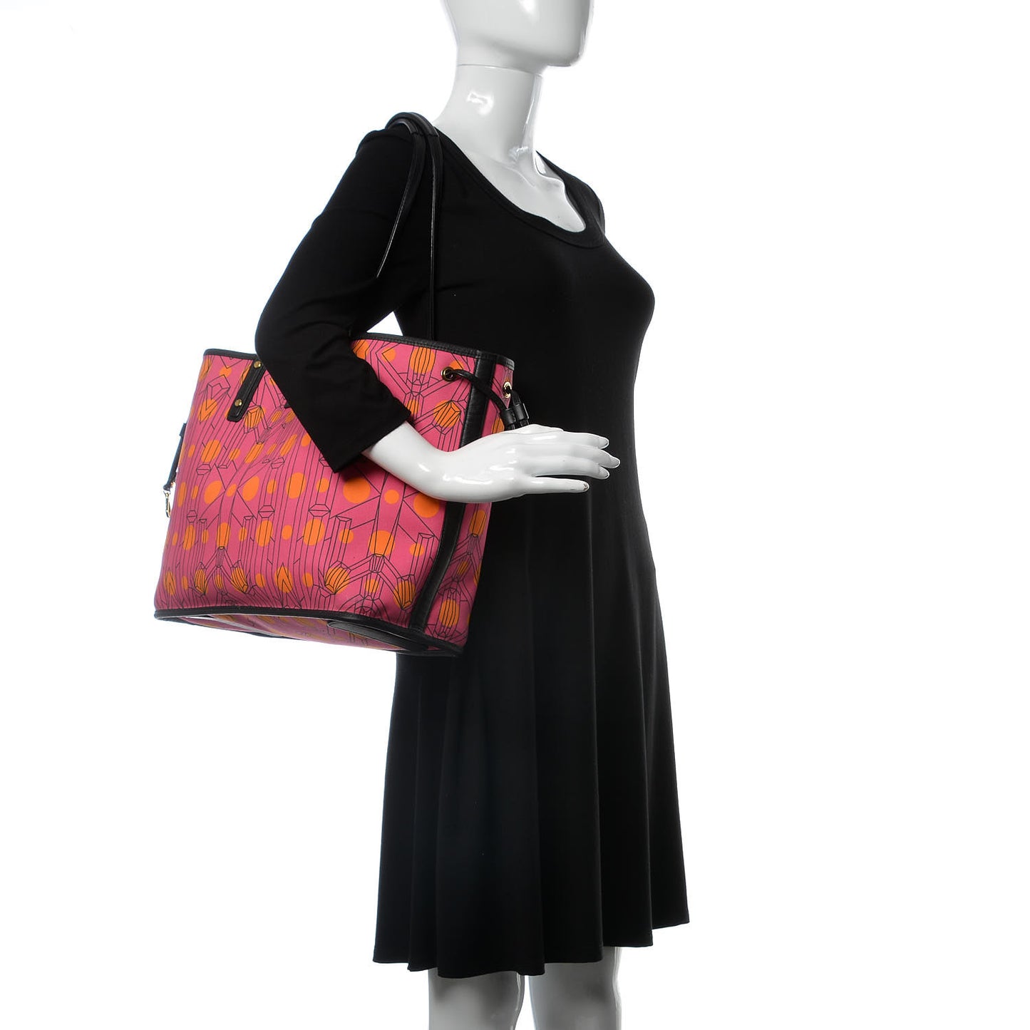 Visetos Medium Liz Reversible Shopper Tote Pink