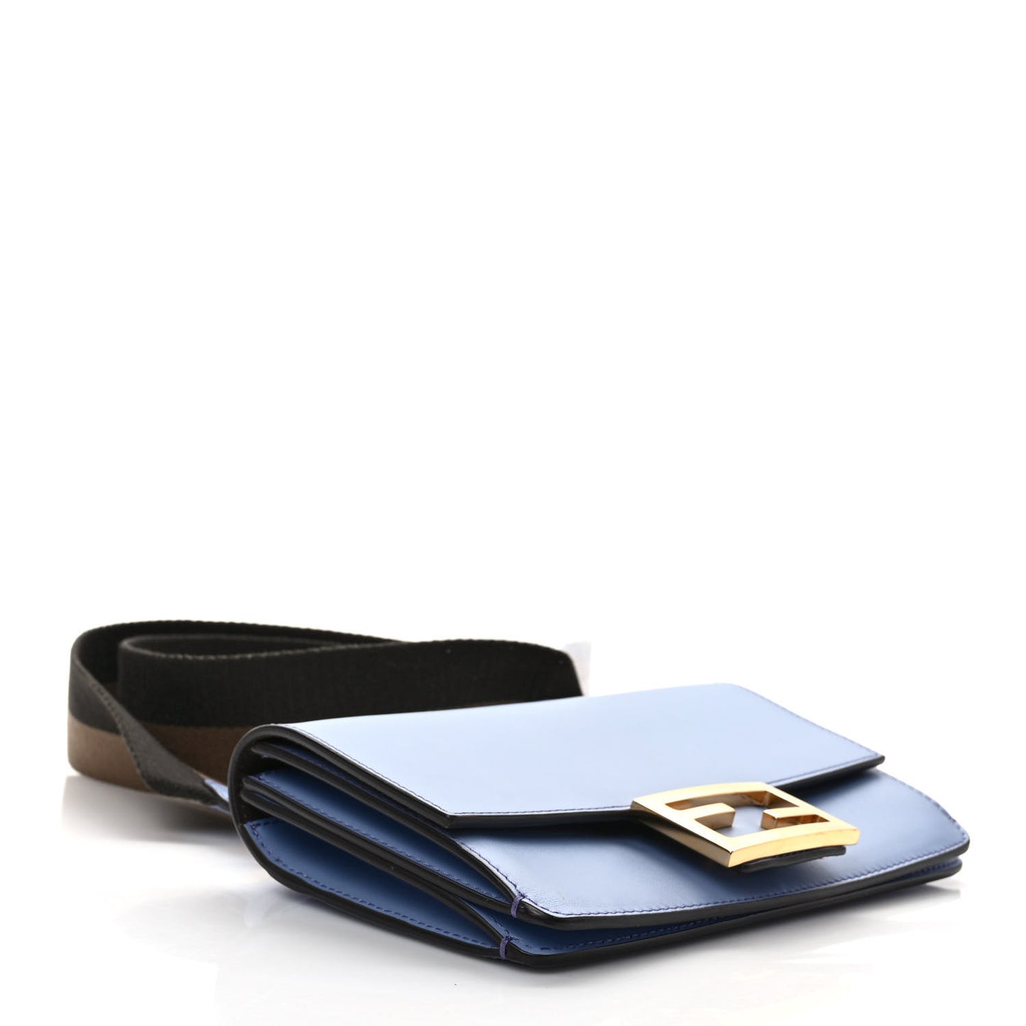 Vitello King Mini Flat Baguette Azzurro Sky